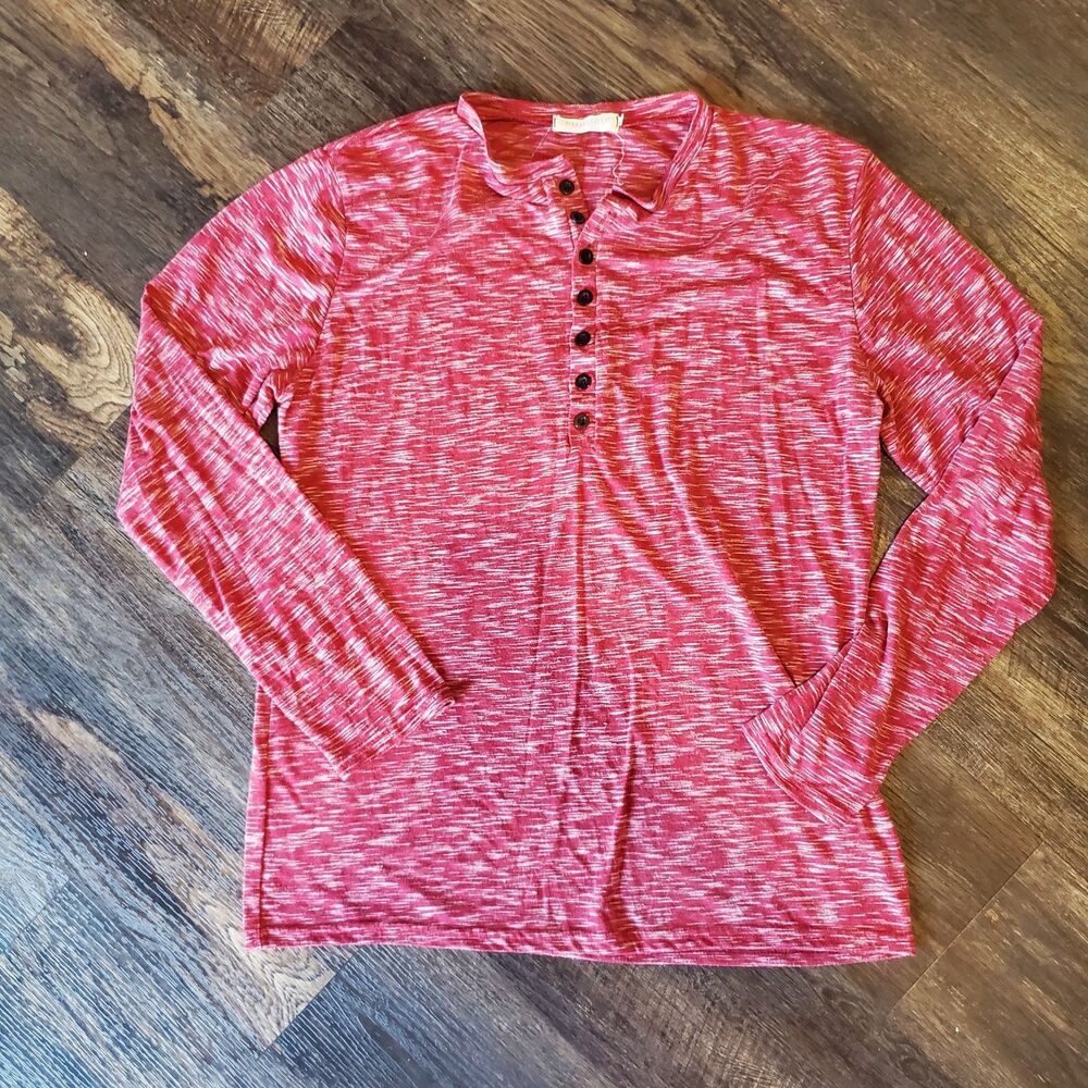 Men's Neoyowo Size Large Red Long Sleeve Top Shirt